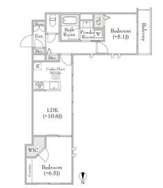 ベレオ三軒茶屋 103 間取り図