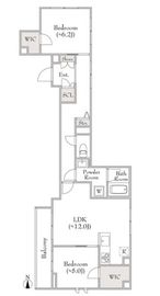 ベレオ三軒茶屋 305 間取り図