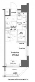 プラウドフラット門前仲町1 1203 間取り図