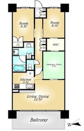 ブリリアシティ横浜磯子 5階 間取り図