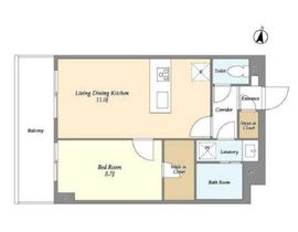 メゾンドオンディーヌ 116 間取り図