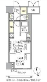 ザ・パークハビオ神楽坂レジデンスSouth 215 間取り図