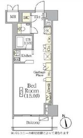 ザ・パークハビオ神楽坂レジデンスSouth 610 間取り図