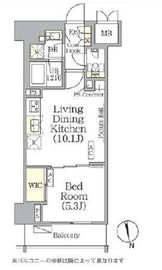ザ・パークハビオ神楽坂レジデンスSouth 217 間取り図