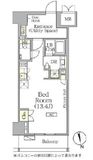 ザ・パークハビオ神楽坂レジデンスSouth 1017 間取り図