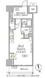 ザ・パークハビオ神楽坂レジデンスSouth 817 間取り図