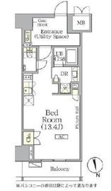 ザ・パークハビオ神楽坂レジデンスSouth 817 間取り図