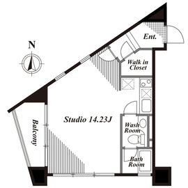 キャビンアリーナ南青山 801 間取り図