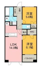 パークホームズセントラルシティ中央区湊 5階 間取り図