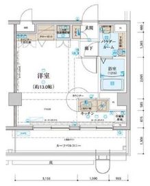 リヴシティ関内 9階 間取り図