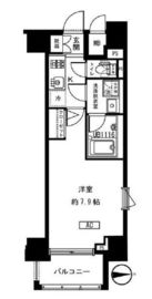 ZOOM四谷左門町 8階 間取り図
