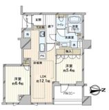ジオ御苑内藤町 3階 間取り図