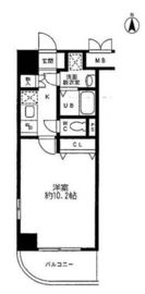 クレール矢沢 214 間取り図