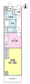 クレール矢沢 306 間取り図