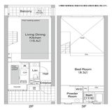 エルスタンザ代官山 タワー棟 207 間取り図