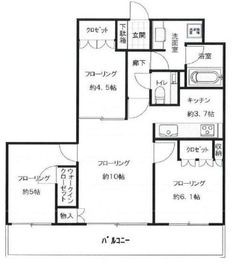 アトラスタワー西新宿 11階 間取り図