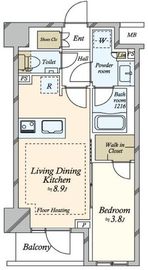 ルジェンテ両国 4階 間取り図