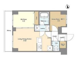 Augusta Residence大森 804 間取り図