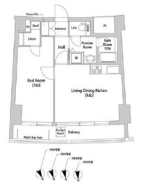 ソアラプラザ鶴見 1006 間取り図