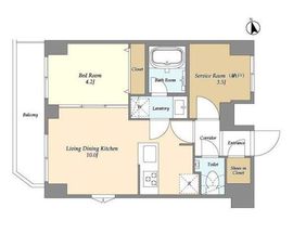 Augusta Residence大森 806 間取り図