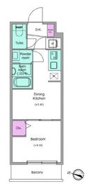 ドゥーエ梅屋敷 504 間取り図