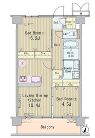 HIGASHIKOMATSUGAWA APARTMENT (東小松川アパートメント) 105 間取り図