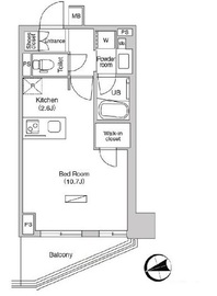 エミリブ石神井公園 1005 間取り図