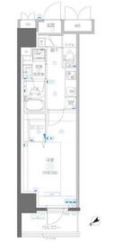 アルファレジデンシア南千住 4階 間取り図