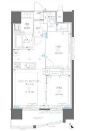 アルファレジデンシア南千住 15階 間取り図