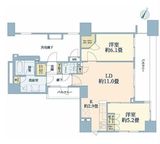 リビオ東京コアプレイス 4階 間取り図