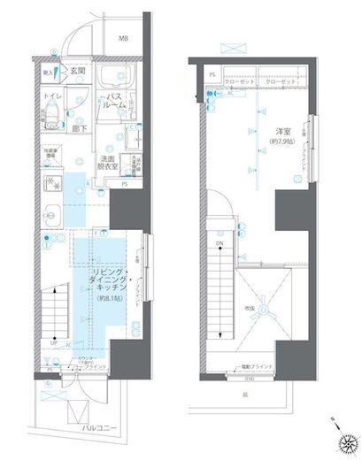 ZOOM川崎EAST 14階 間取り図