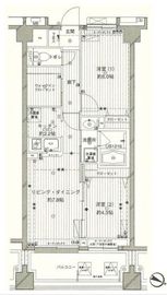 コスモリード西馬込 209 間取り図