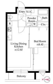 グランパセオ代々木上原Ⅱ 202 間取り図