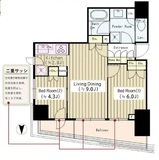 パークホームズ西荻窪グランビュー 502 間取り図