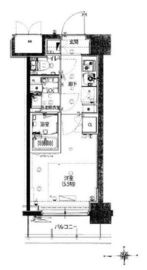 ハーモニーレジデンス武蔵小杉#002 1階 間取り図