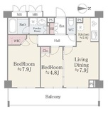 フォリアージュ青葉台 215 間取り図