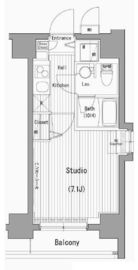 ガーラグランディ横濱桜木町 11階 間取り図