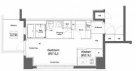 プラウドフラット横浜 713 間取り図