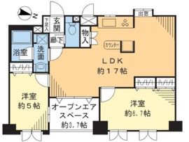 グランシティ横浜西口 3階 間取り図