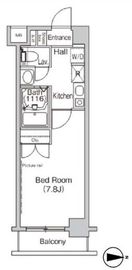プライムアーバン葛西イースト 802 間取り図
