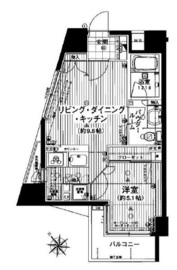 ラグジュアリーレジデンス新宿 12階 間取り図