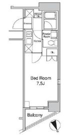 プラウドフラット蒲田Ⅱ 613 間取り図