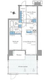 ブランシエスタ王子 102 間取り図