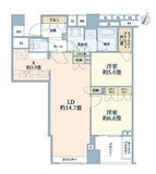 ブランズ代々木参宮橋 5階 間取り図