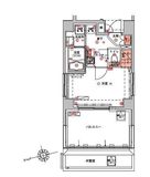 ハーモニーレジデンス浅草 5階 間取り図