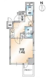 オーキッドレジデンス明石町 404 間取り図