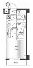 プレミアムキューブG北新宿 7階 間取り図