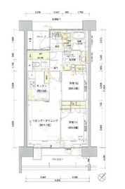 HARUMI FLAG SUN VILLAGE (晴海フラッグ サンヴィレッジ) 5階 間取り図