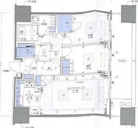 麻布台ヒルズレジデンスB 30階 間取り図
