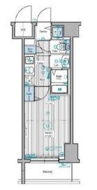 ガーラ・ステーション新宿御苑前 7階 間取り図